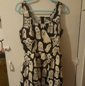 Modcloth Retrolicious Ghost Dress